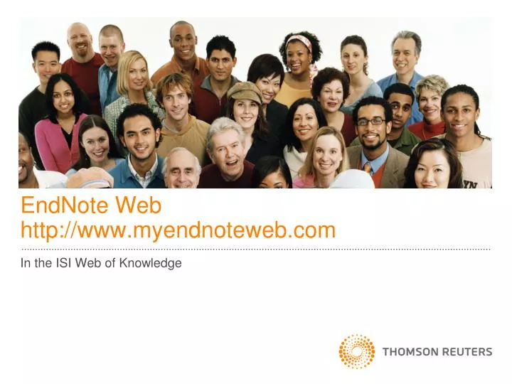 endnote web http www myendnoteweb com