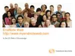 EndNote Web myendnoteweb - slide 1
