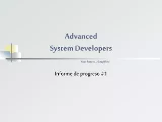 informe de progreso 1