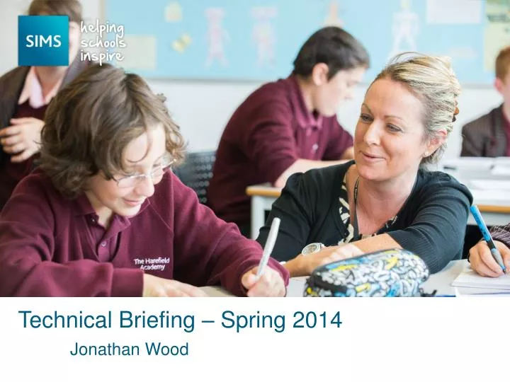 technical briefing spring 2014