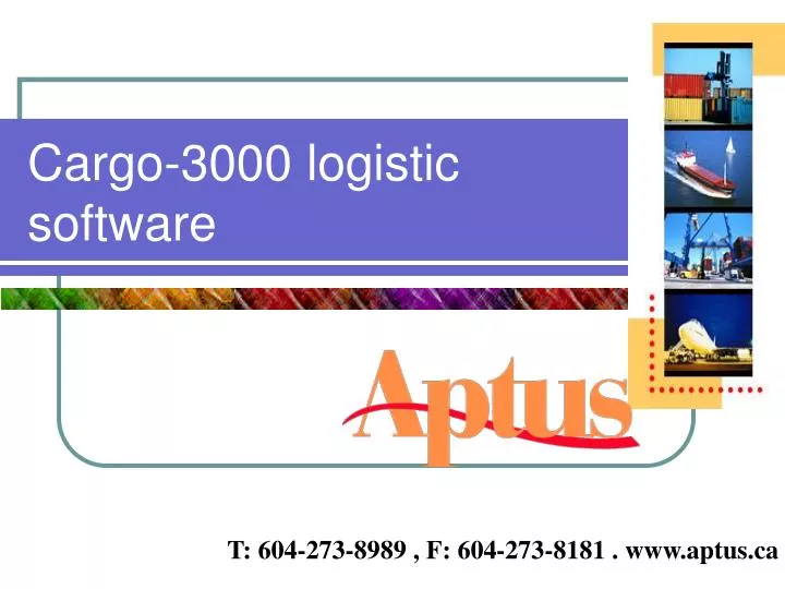 cargo 3000 logistic software