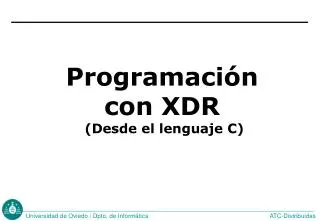 programaci n con xdr desde el lenguaje c