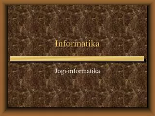 informatika