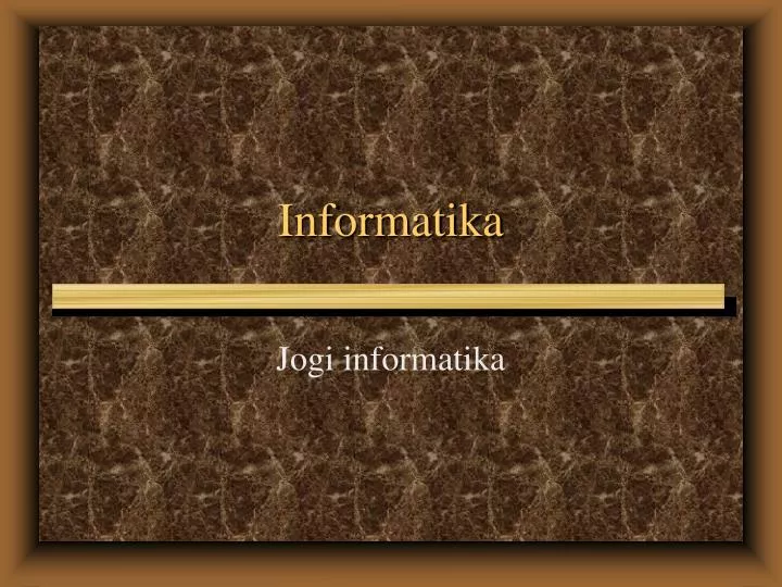 informatika