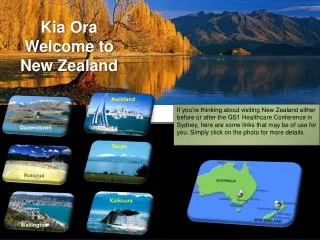 Kia Ora Welcome to New Zealand