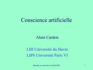 conscience artificielle
