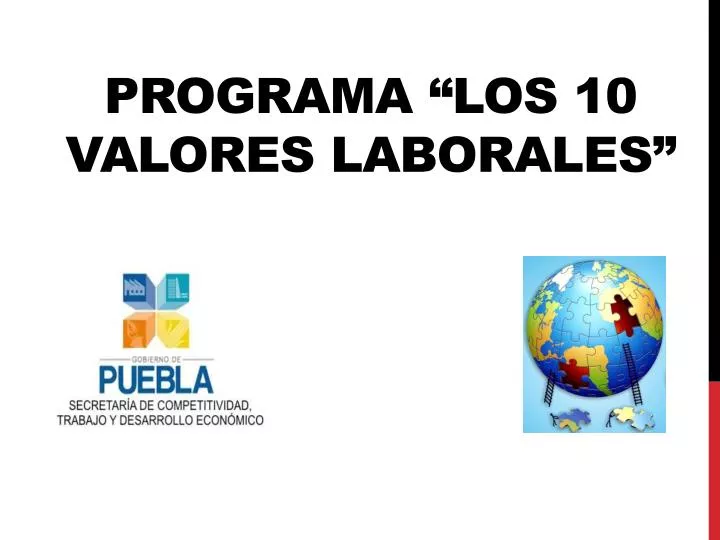 programa los 10 valores laborales