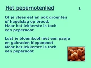 het pepernotenlied 1