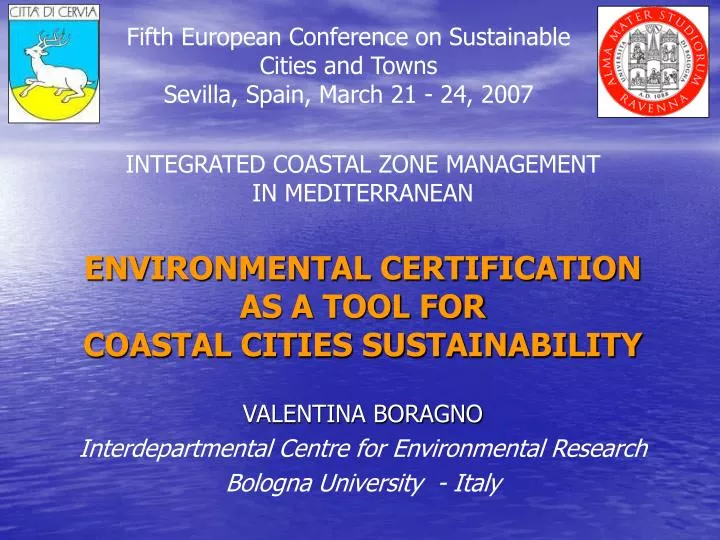 environmental certification as a tool for coastal cities sustainability