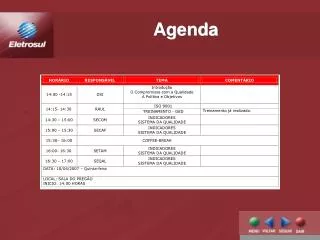 agenda