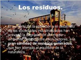 los residuos