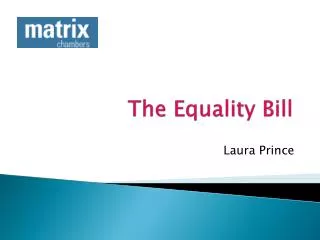 The Equality Bill
