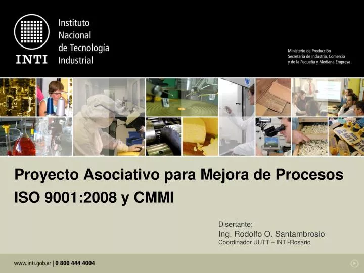 proyecto asociativo para mejora de procesos iso 9001 2008 y cmmi