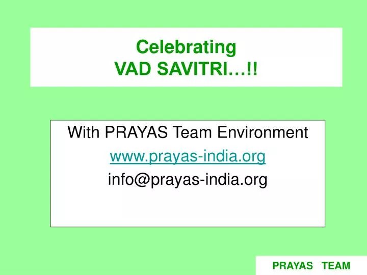 celebrating vad savitri