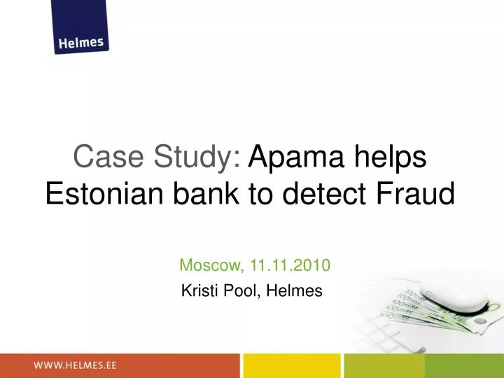 case study apama helps estonian bank to detect fraud
