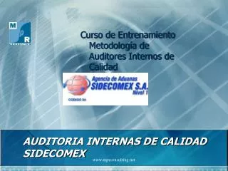 auditoria internas de calidad sidecomex