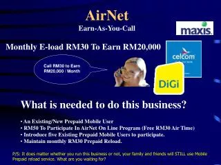 AirNet Earn-As-You-Call