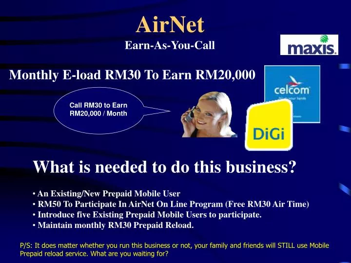 airnet earn as you call