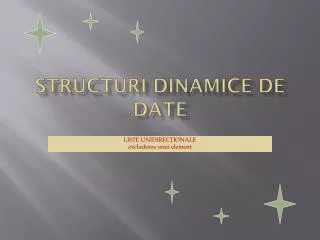 structuri dinamice de date