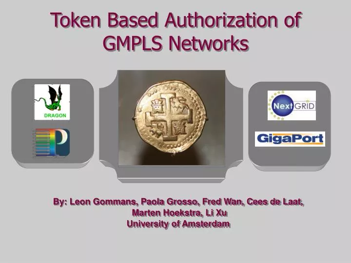 token based authorization of gmpls networks
