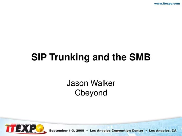 sip trunking and the smb