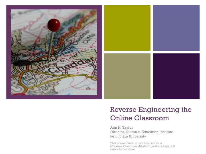 reverse engineering the online classroom