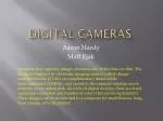 Digital Cameras - slide 1