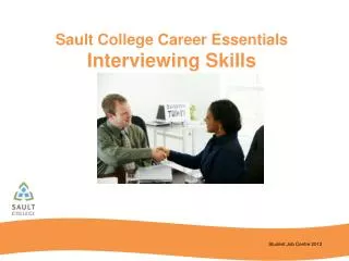 Sault College Career Essentials Interviewing Skills