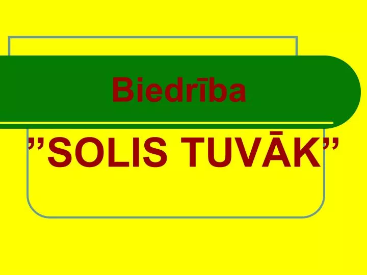 biedr ba solis tuv k