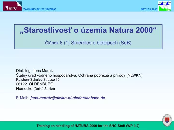 starostlivos o zemia natura 2000 l nok 6 1 smernice o biotopoch sob