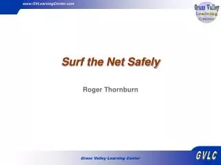 Surf the Net Safely