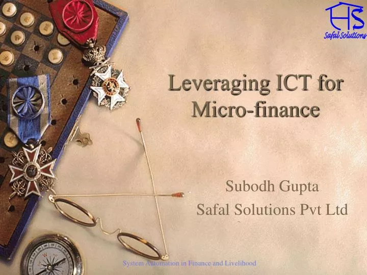 leveraging ict for micro finance