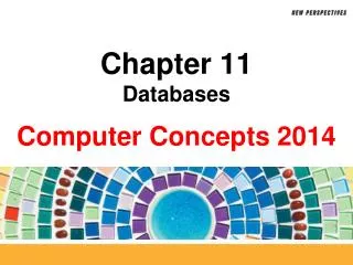 Chapter 11 Databases