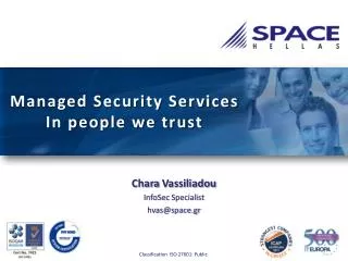 Managed Security Services In people we trust