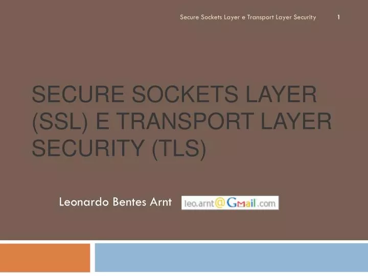 secure sockets layer ssl e transport layer security tls