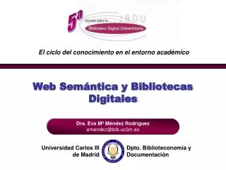 web sem ntica y bibliotecas digitales