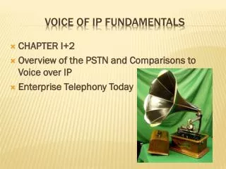 Voice of IP Fundamentals