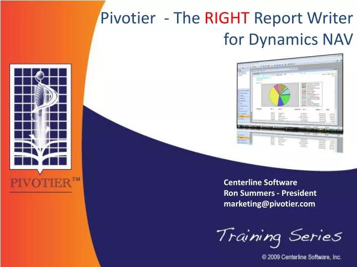 pivotier the right report writer for dynamics nav