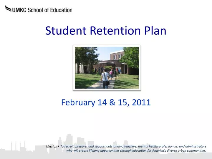student retention plan
