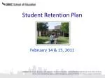 Student Retention Plan - slide 1