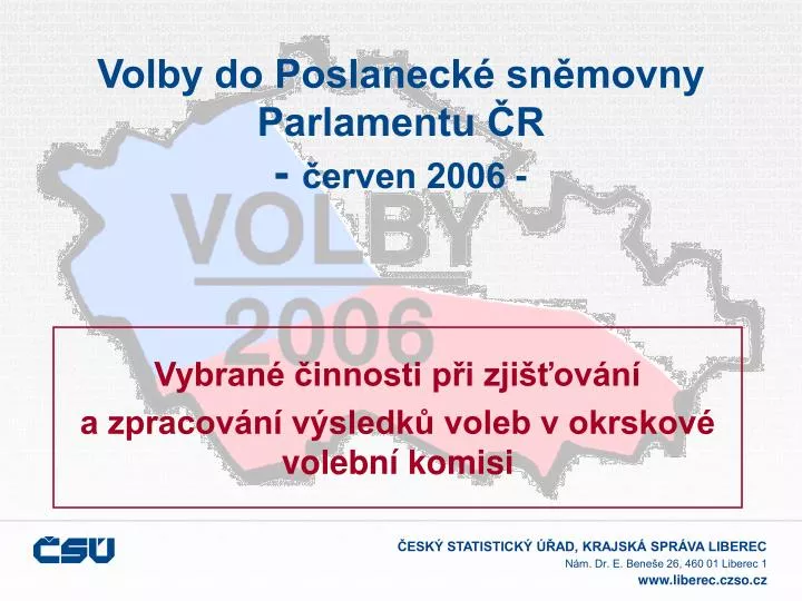 volby do poslaneck sn movny parlamentu r erven 2006