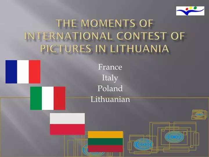 the moments of international contest of pictures in lithuania