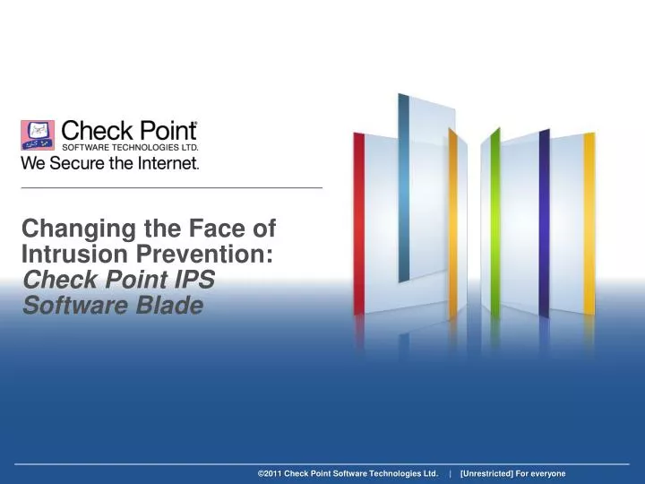 changing the face of intrusion prevention check point ips software blade