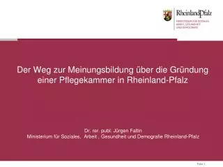 der weg zur meinungsbildung ber die gr ndung einer pflegekammer in rheinland pfalz