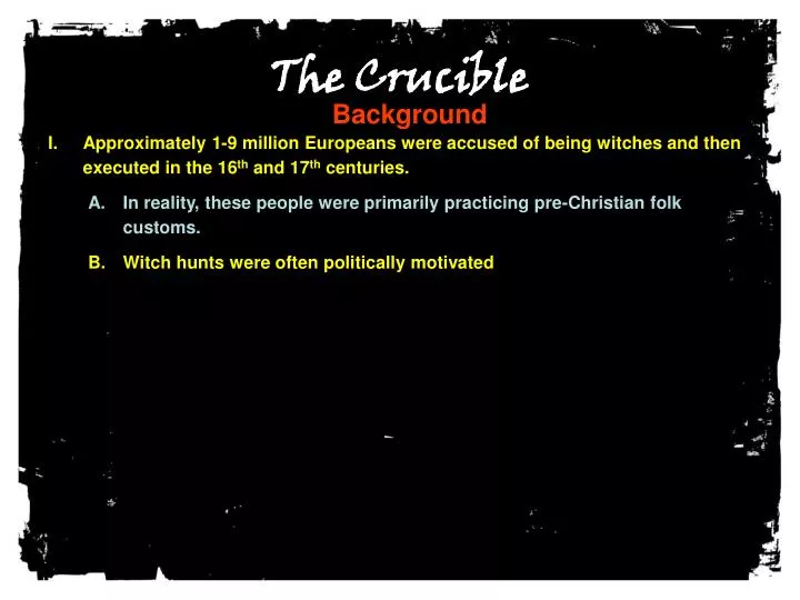 the crucible