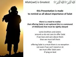 Allah( swt ) is Greatest