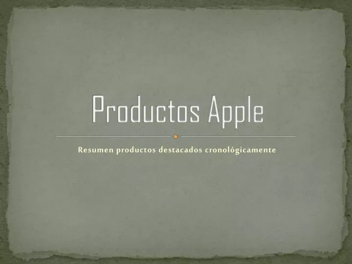 productos apple