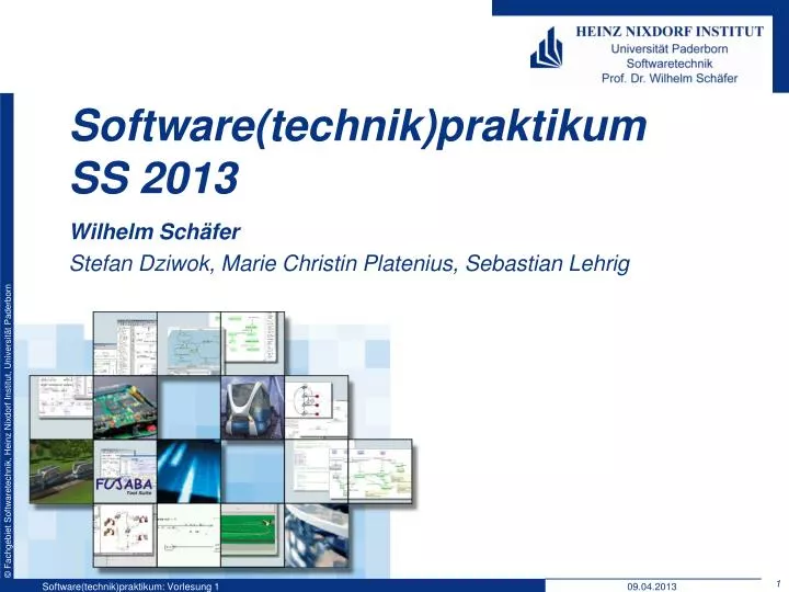software technik praktikum ss 2013