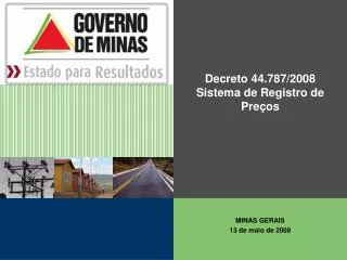 decreto 44 787 2008 sistema de registro de pre os