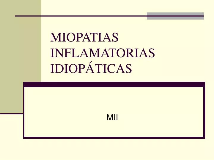 miopatias inflamatorias idiop ticas